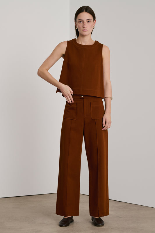 Top Pampa - Terre Battue - Coton - Femme