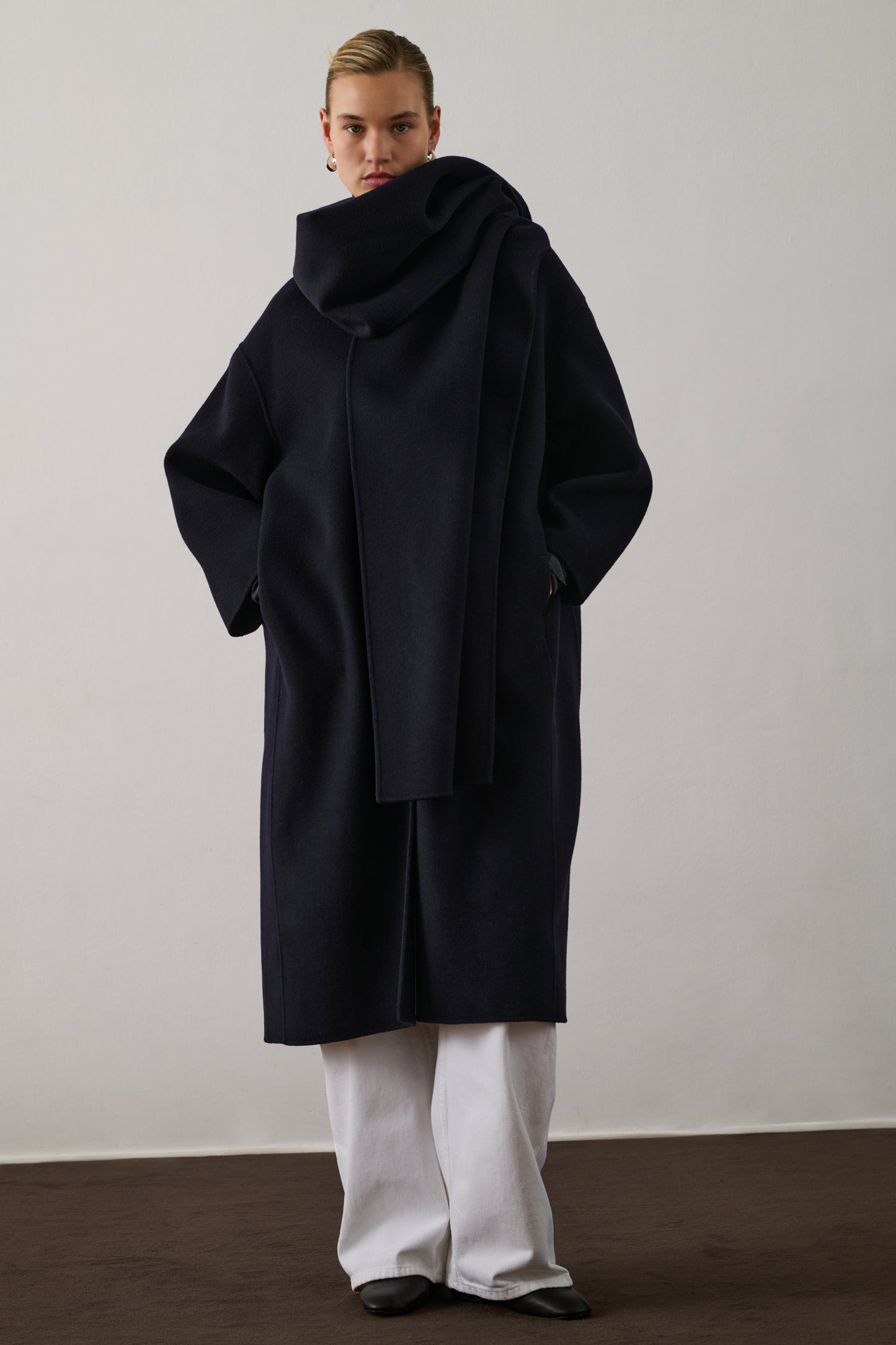 Manteau Finn - Deep Navy - Laine - Femme