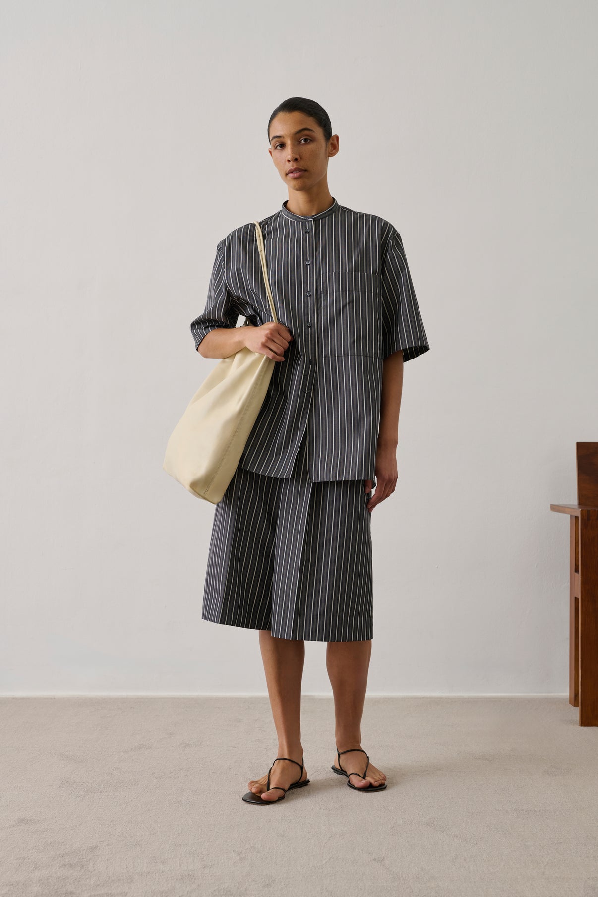 Bermuda Henna - Noir/Cardamome - Coton - Femme vue 1