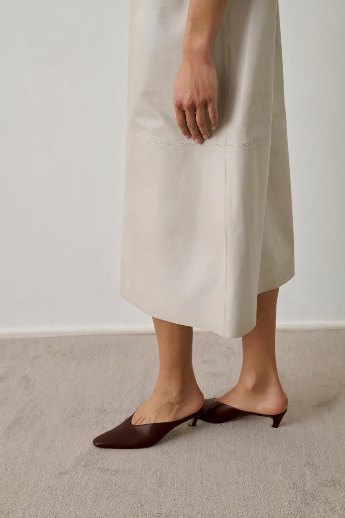 Mules Amalie - Marron - Cuir - Femme vue 2