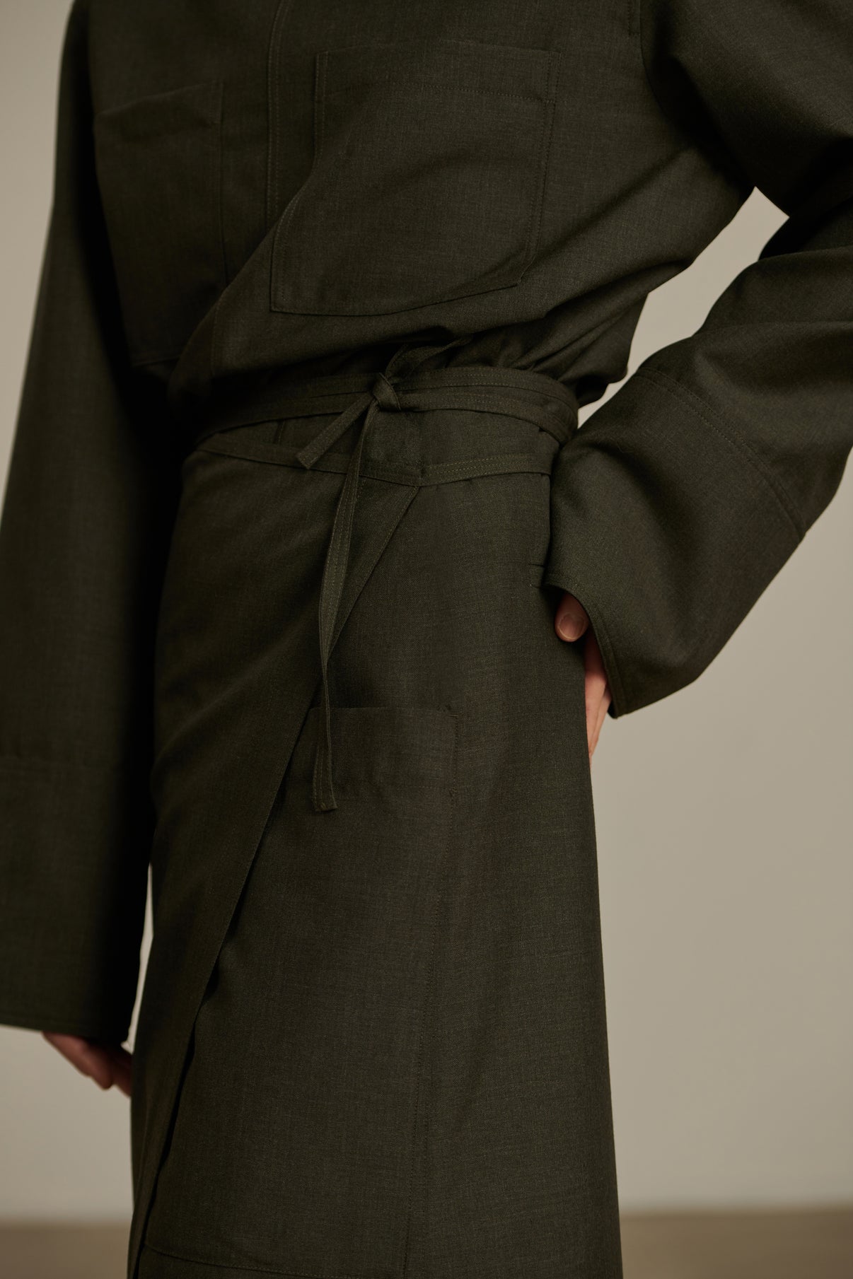 Jupe Constance - Kaki - Femme vue 2