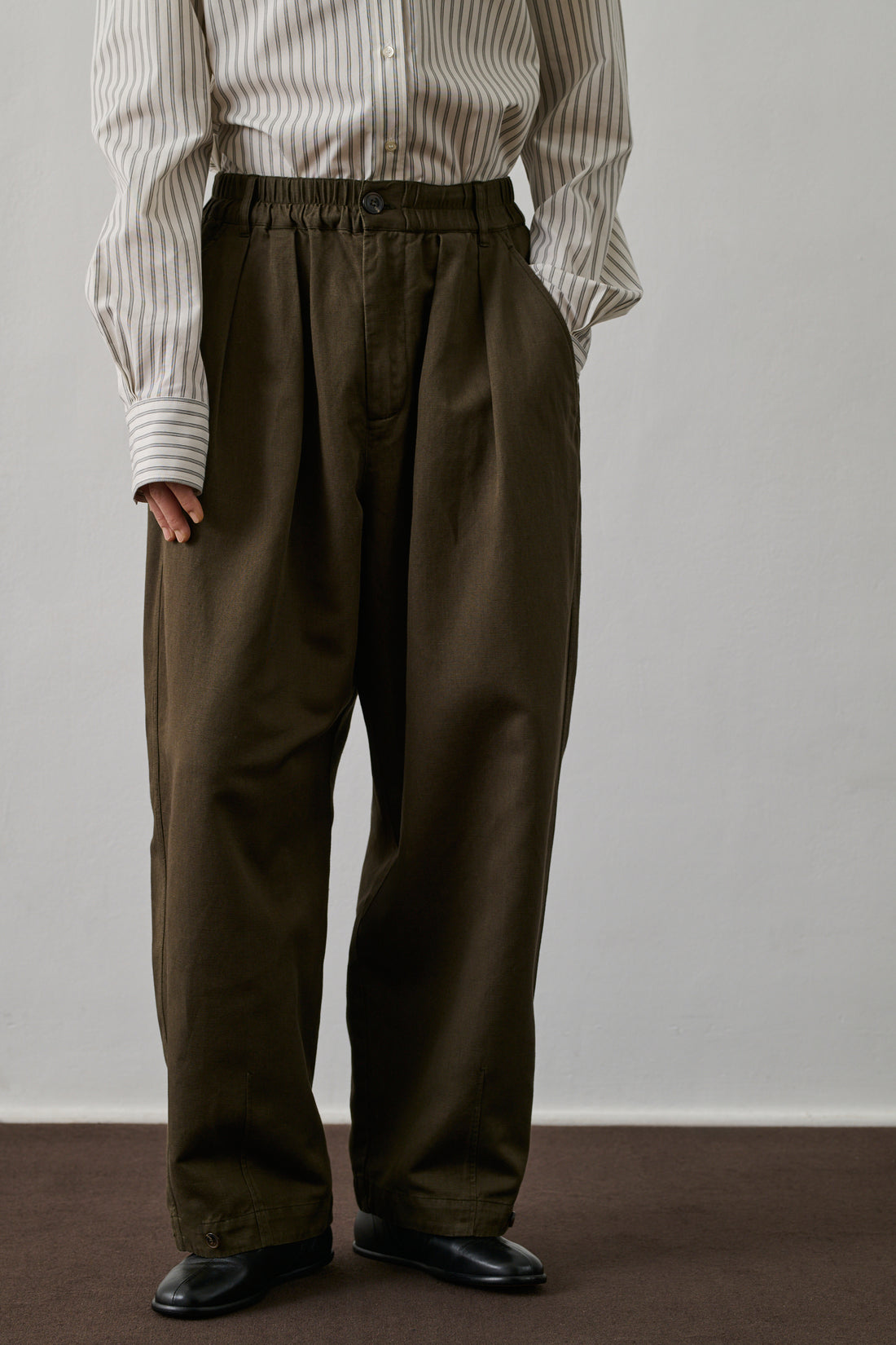 Pantalon Vernon - Kaki - Lin - Femme