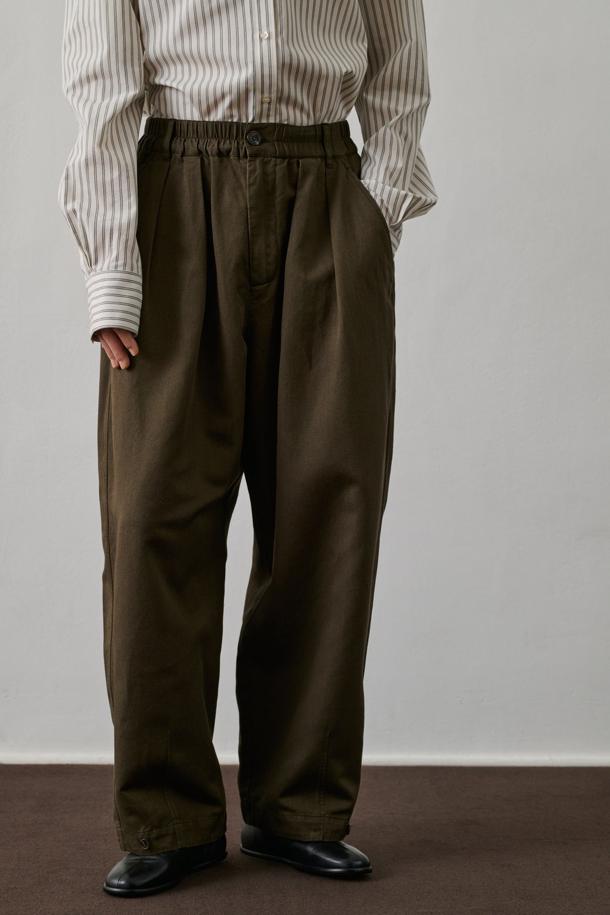 Pantalon Vernon - Kaki - Lin - Femme vue 3
