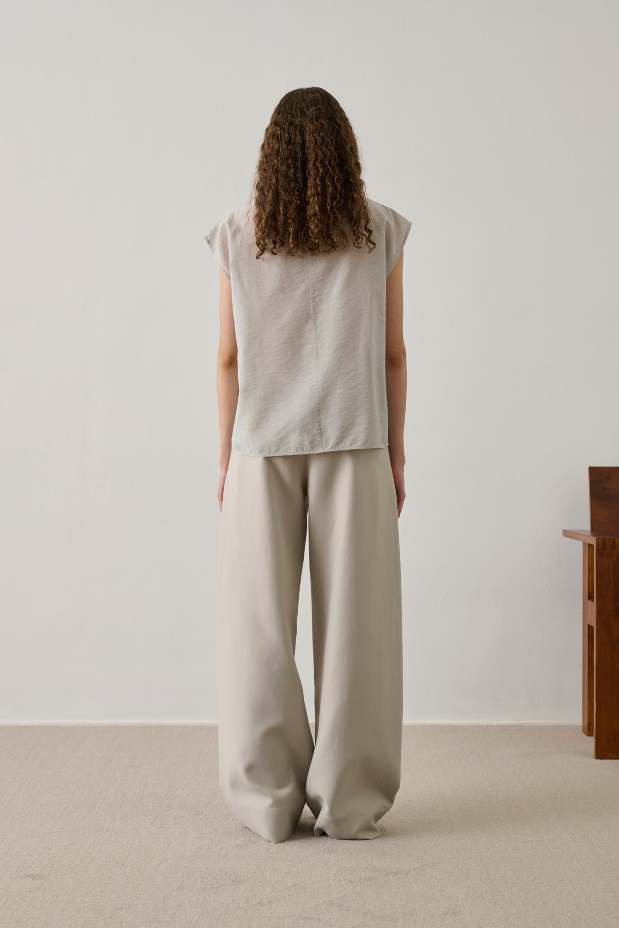 Pantalon Horatio - Gris Clair - Femme vue 2