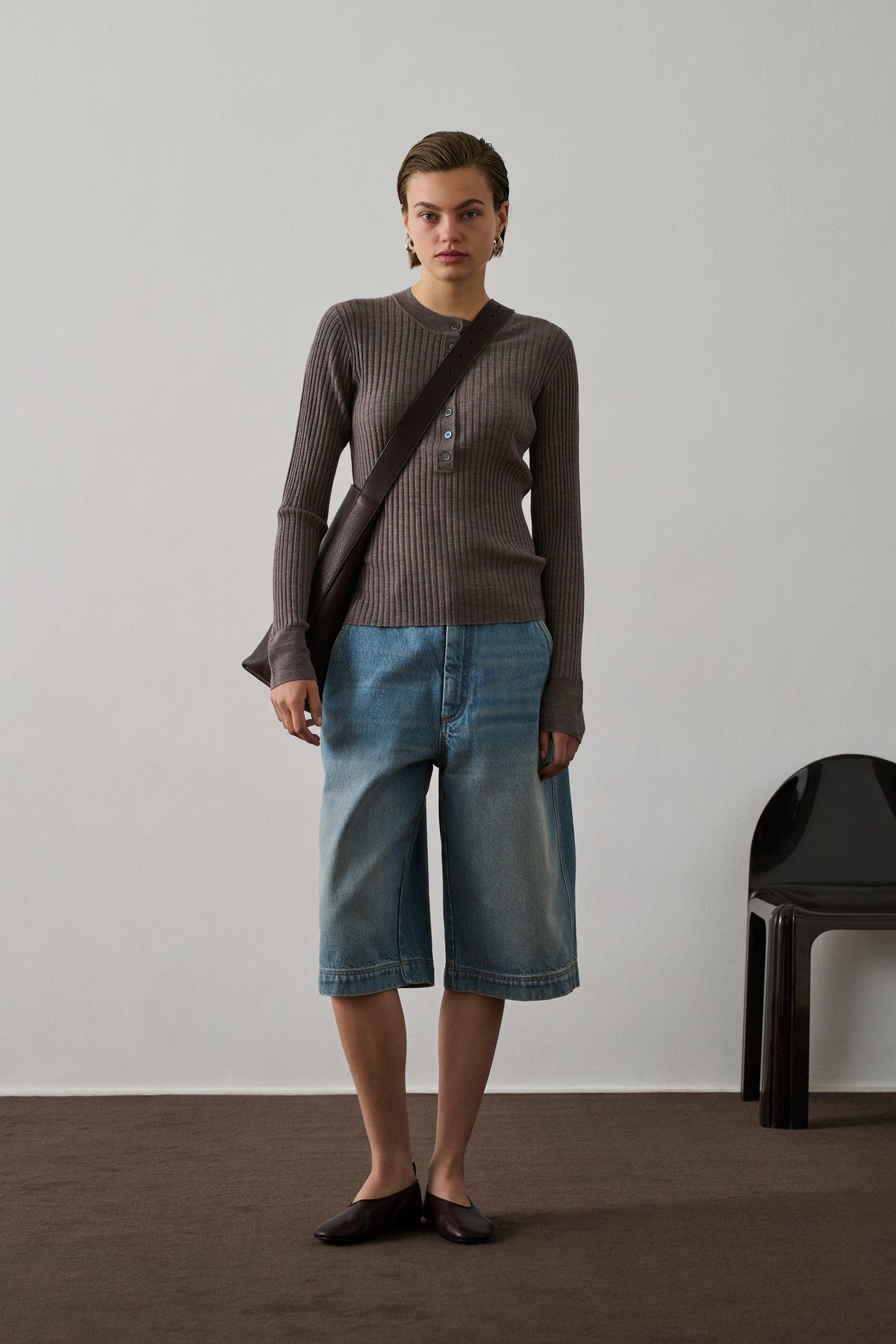 Polo Buffalo - Chataîgne - Laine - Femme vue 2