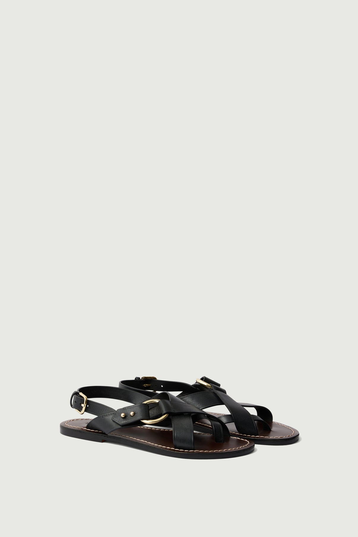 FLORENCE BLACK SANDALS vue 3