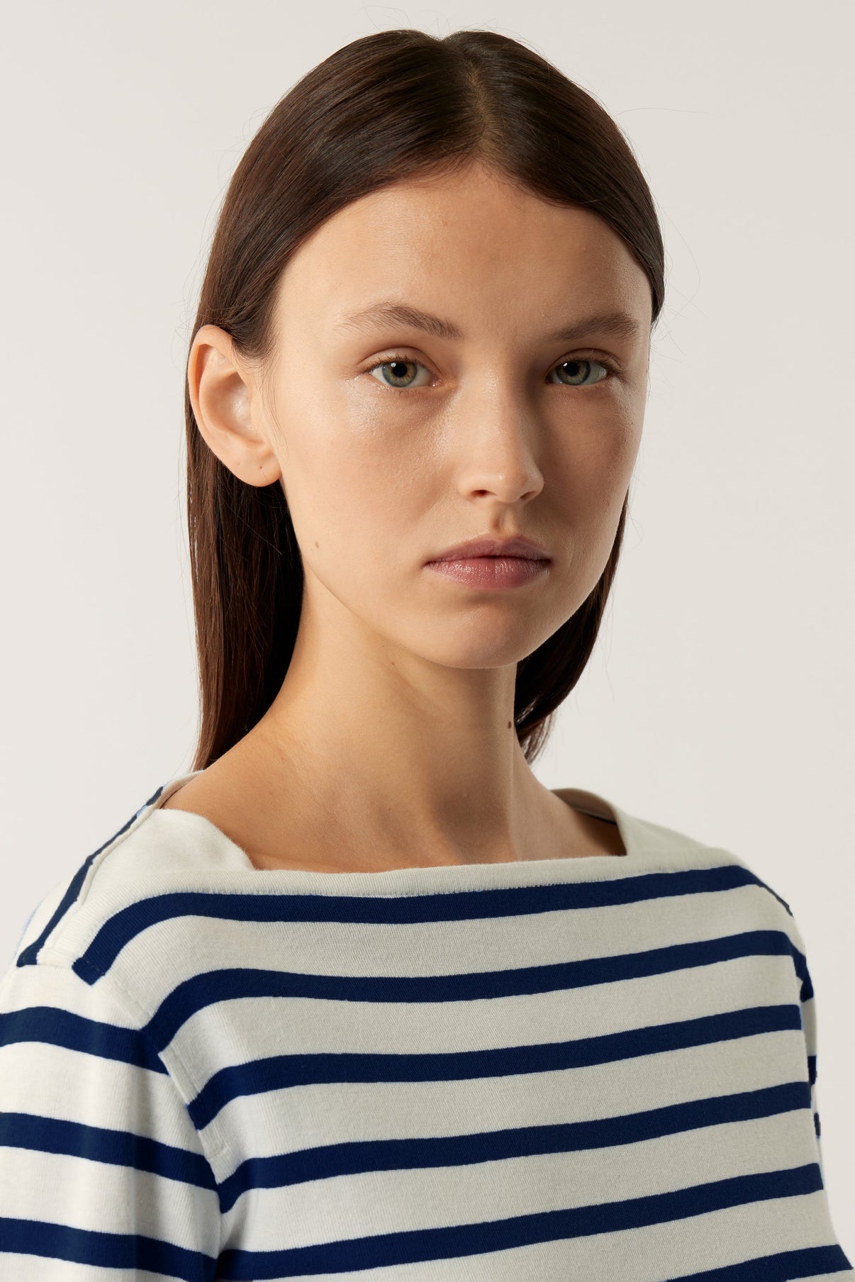 Tee-Shirt Katy - Blanc/Bleu - Coton - Femme vue 4
