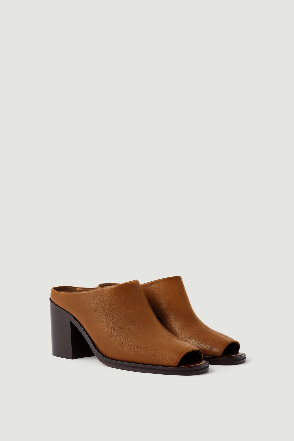 Mules Down - Honey - Cuir - Femme vue 5